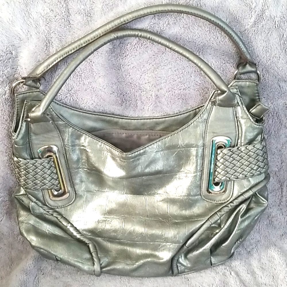 Women's silver Naturalizer purse